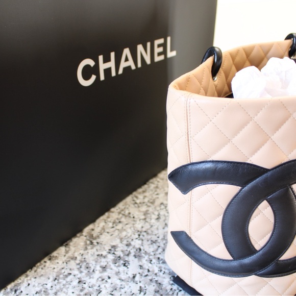 💎NEVER USED💎VINTAGE CHANEL CAMBON TOTE - Picture 4 of 10